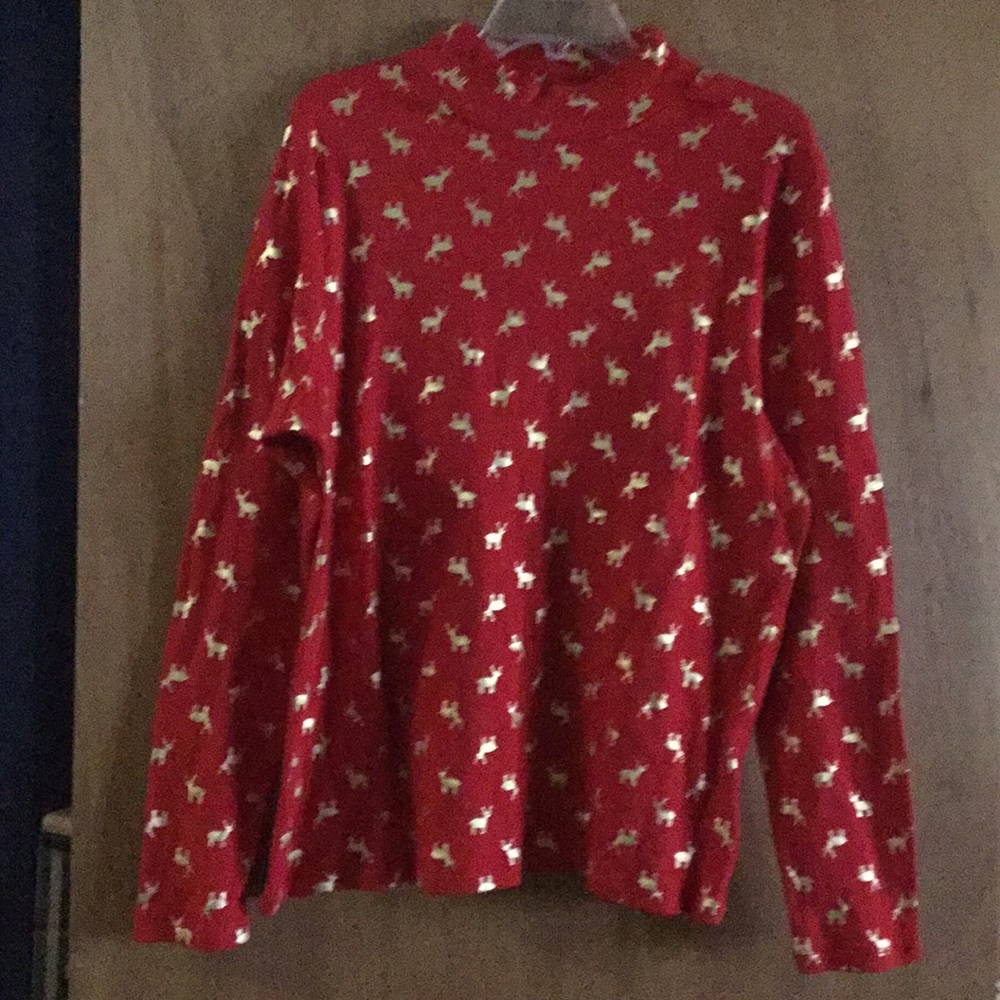 christmas low turtleneck